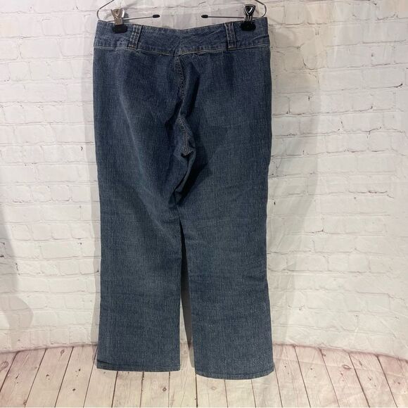 Lee One True Fit Trouser Wide Leg Jeans - Size 9/10 - Picture 2 of 7